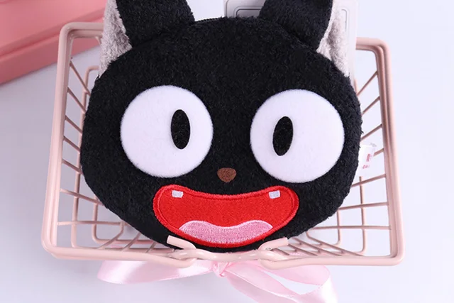 10/Lot 2 Styles 4" Black JIJI Cat Kiki's Delivery Service Plush Coin Bag Dolls Retail