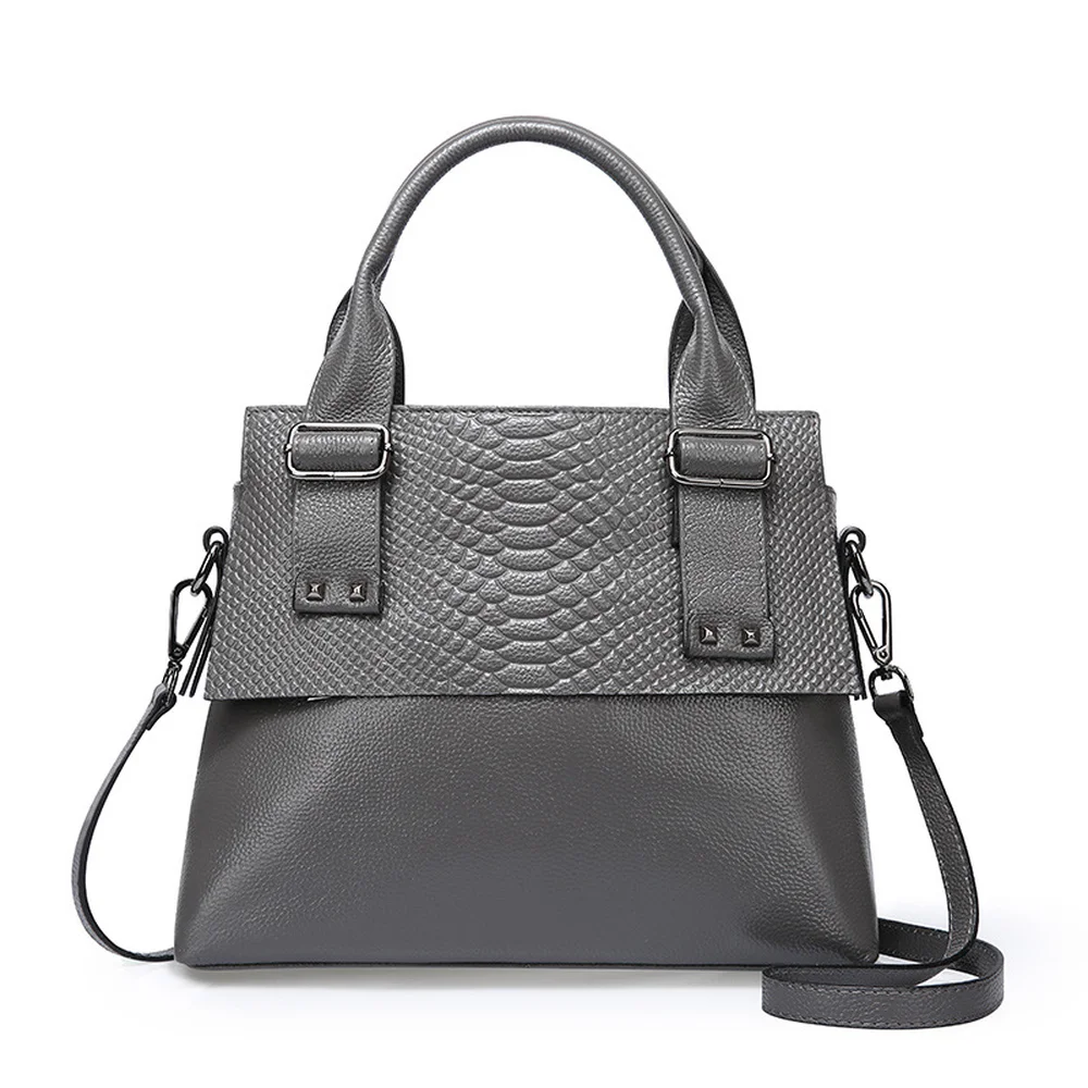 

2018 Autumn / Winter New Serpentine Handbag Single Shoulder Women's Bag Solid Messenger Fashion Elegant Leisure Large Capacity