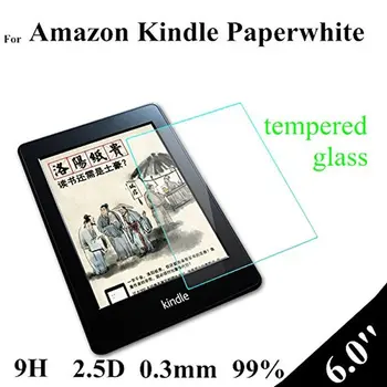 

New For Amazon Kindle Paperwhite 1 2 3 4 6"2018 release Tempered Glass Screen Protector For Paperwhite 4 6.0inch E-reader Cover