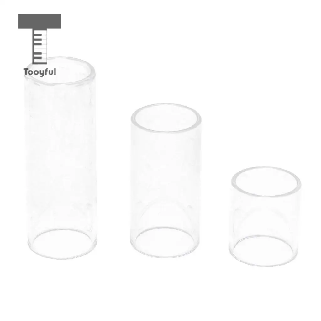 1 Set Glass Electric Guitar Slip Slides String Finger Glass Bottle Neck For Musical Stringed Instrument Accessories 28/50/69mm