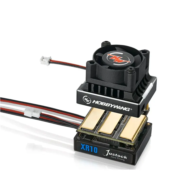 FATJAY Hobbywing XeRun XR10 Justock 30112000 60A 2 3s бесщеточный сенсорный ESC для радиоуправляемых
