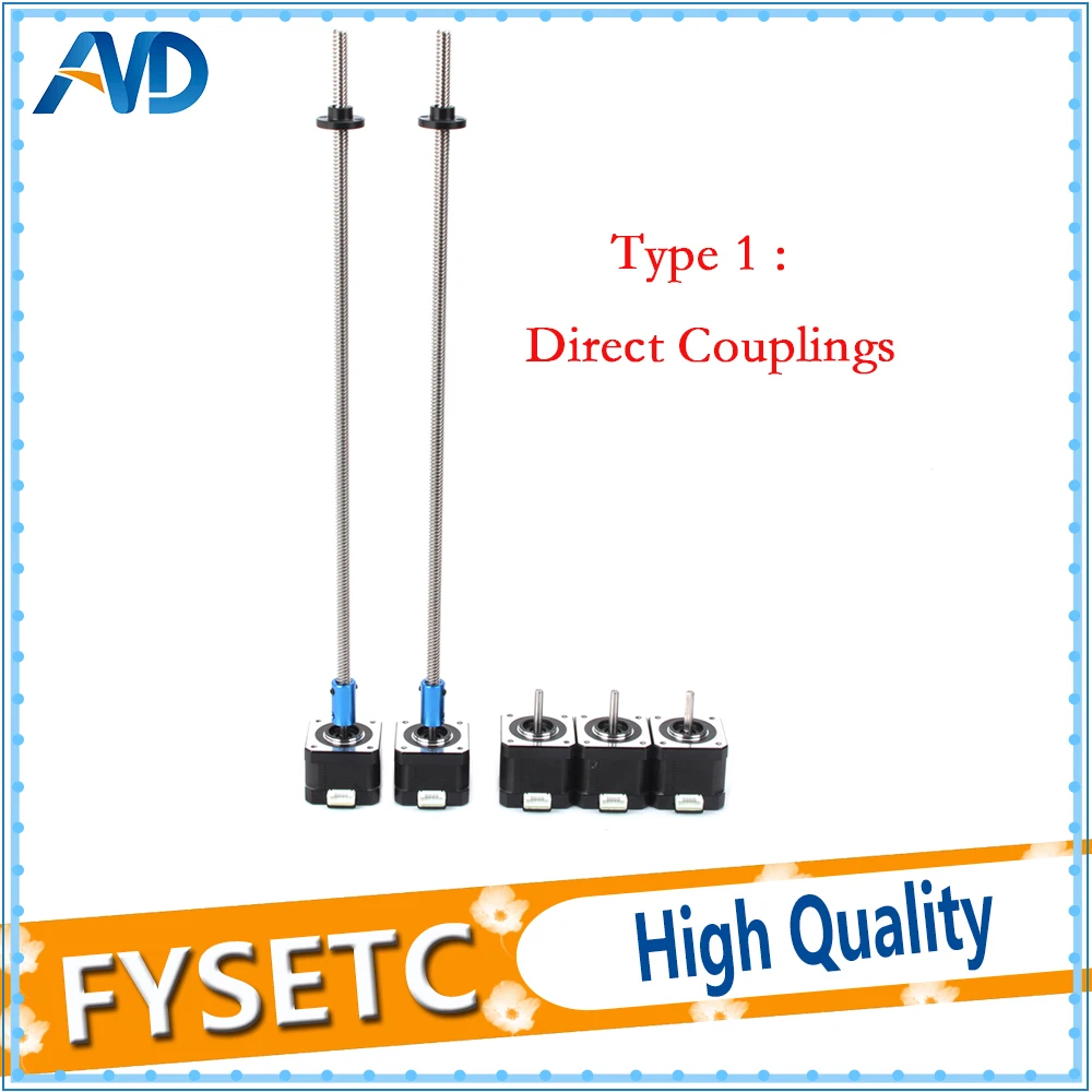 

1set Stepper motor Prusa i3 MK2 MK2S MK3 3D printer 300mm Z Stepper Motor With Trapezoidal Lead Screw For mini-Rambo Einsy Rambo