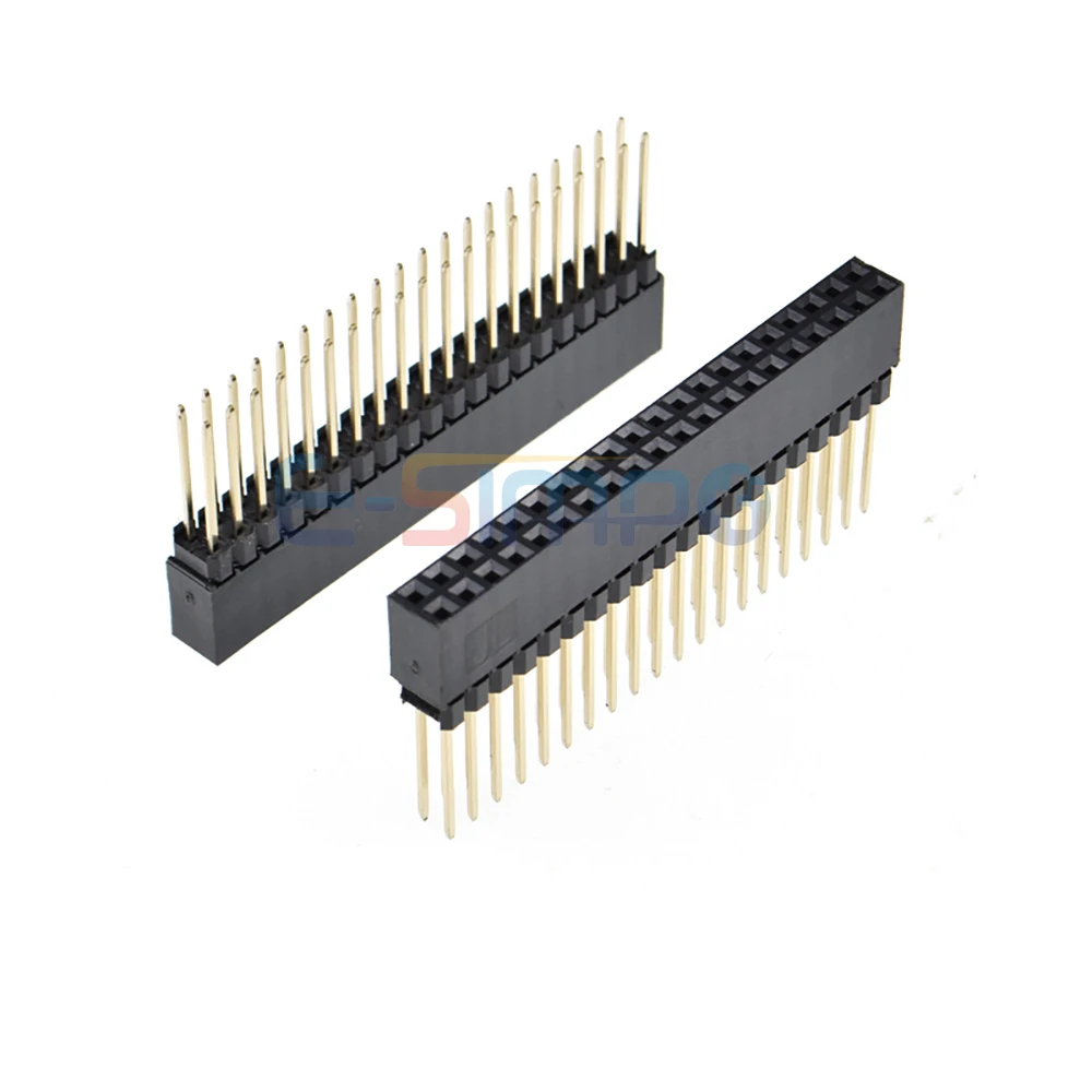 5 шт. 2 54 мм 2x20P 40P PC104 11 пластик 12 длинный штырь 3 короткий Штабелируемый щит PCB
