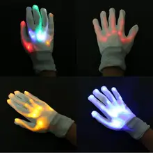 1 шт. перчатка, светящийся фонарик, сценическое шоу, бар для Хэллоуина, Рождество, Год, фестиваль, lanternas, перчатки с украшениями, подарки для детей