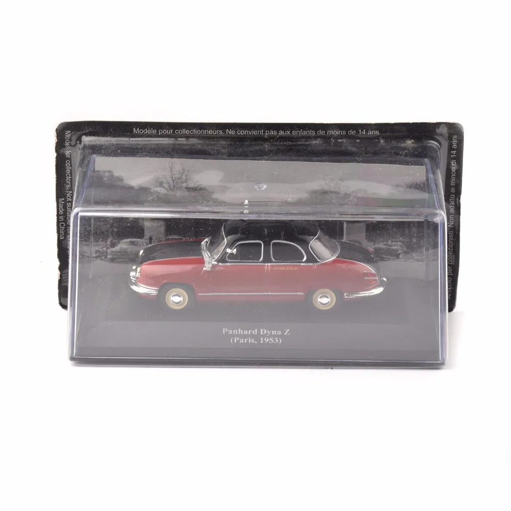 Дешевые Коллекционные детские игрушки 1:43 красный IXO Panhard Dyna Z Париж 1953 классический такси литой автомобиль модель подарок игрушки для детей подарок