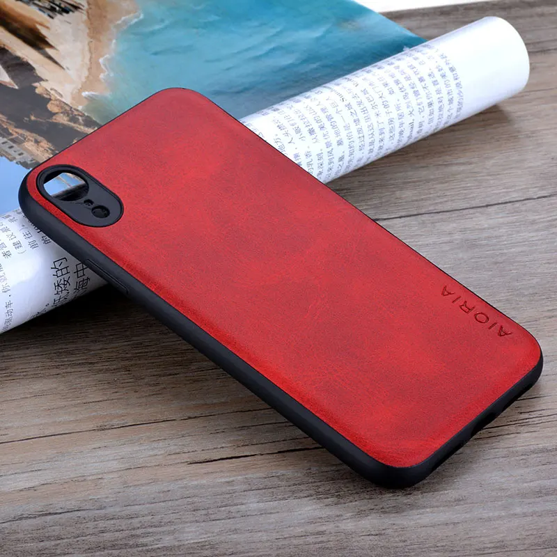 Caso para iphone XR X XS x Max de lujo funda de cuero de la cubierta de la piel del hoesje para iphone xr X xs x max teléfono caso coque capa de moda