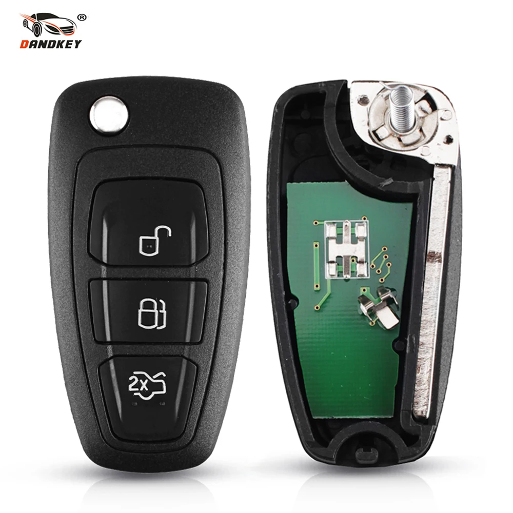 Пульт дистанционного управления Dandkey 3 кнопки 434 МГц FSK для Ford Mondeo Focus C Max S 2011 2012 2013