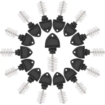 

Beer Plugs Tap Brush, Beer Faucet Brush Tap Cleaning Plug Hygiene Brush For Draft Beer Faucet Cap (Black 15 Pcs)