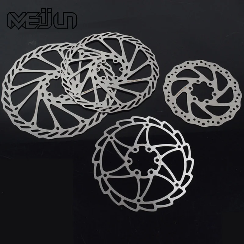 

MEIJUN 2pcs Stainless Steel G3 MTB Disc Brake Rotor 140mm 160mm 180mm 203mm Mountain Bike Cycling 6 Holes Rotor With Screws