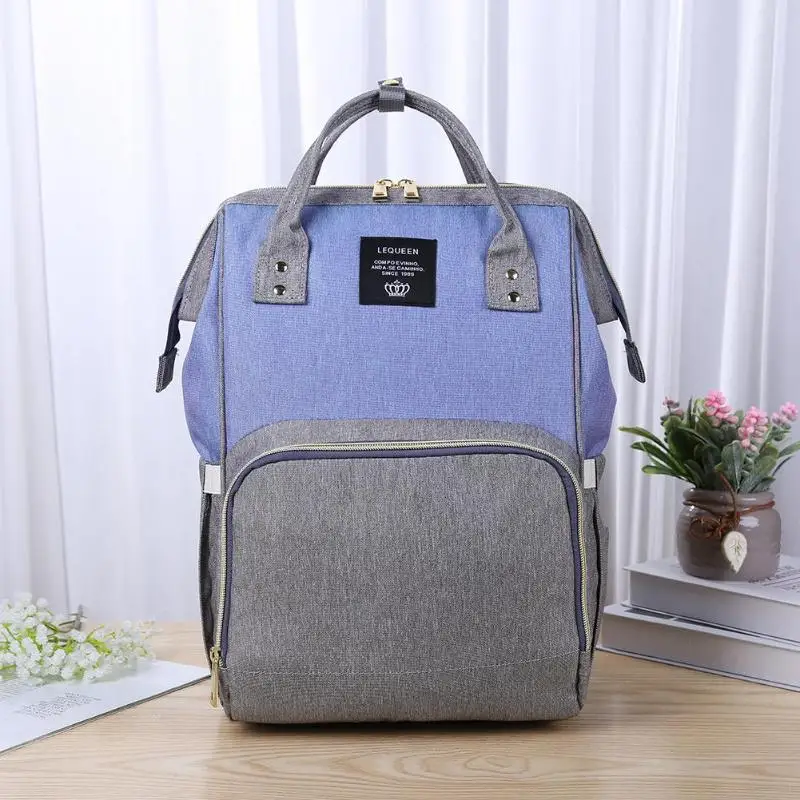 

Baby Care Nappy Changing Diaper Bag Large Capacity Nappy Bag Kits Mummy Maternity Travel Backpack Mummy Nursing Handbag for Baby