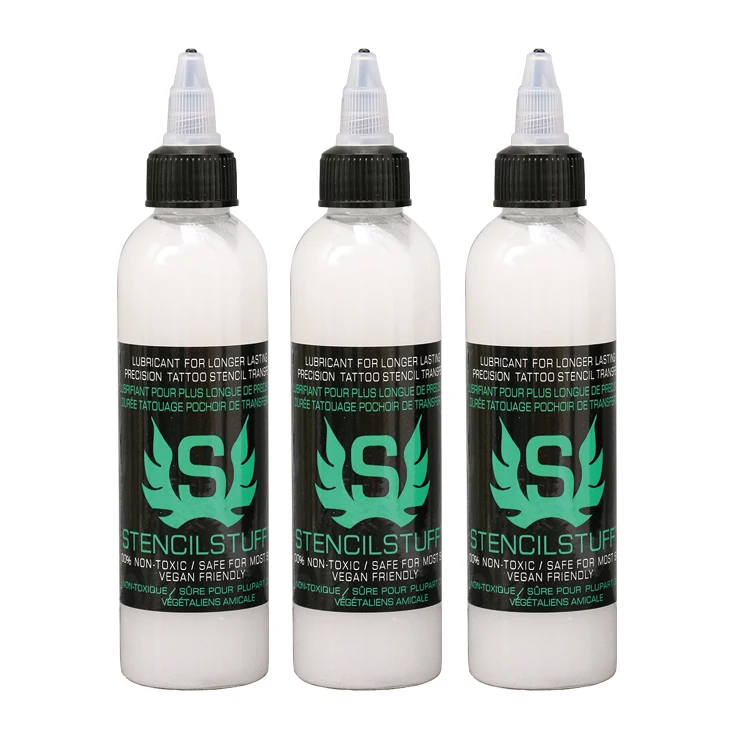 

wholesale-3PCS American brand Stencil Stuff Permanent Tattoo Transfer Ink 6oz Tattoo ink beauty tools Tattoo Ink 120ML