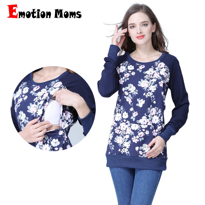 Maternity Floral Printed Sweater