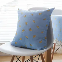 Simple Style Banana Pattern Blue Sofa Throw Pillow Car Sofa Chair Home Decor Pillow Case Christmas Gift seascape beach pattern throw pillow case