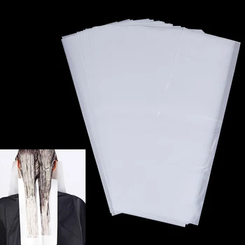 Günstige Neue 100pcs/pack Pro Salon Haar Farbstoff Papier Drücken Recyclebar Trennung Fleck Färben Farbe Werkzeug Highlight Tissue Friseur Salon Werkzeug