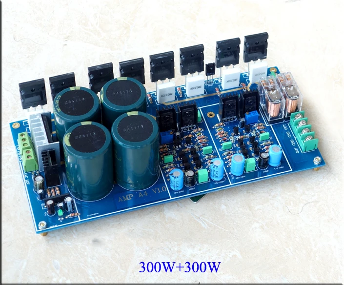 Комплект платы усилителя высокой мощности NJW0281 NJW0302/MJL3281A MJL1302A и готовая плата 300