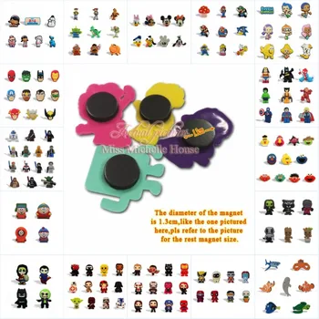 

1000pcs Avenger Mickey Cartoon PVC Magnetic Stickers Superhero Fridge Magnets Unicorns Refrigerator Magnets Kids Xmas Gift