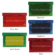 32 бит видеоигры картридж Консоли Карты PokemonSeries английская языковая версия