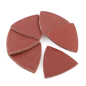 

10pcs Triangle Grinder Sandpaper Pad 80mm Polishing Abrasive Paper Grit 40-800