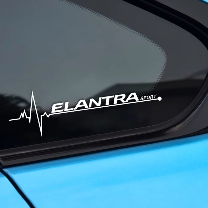 2 шт. наклейки на боковые окна автомобиля для hyundai Elantra Пленительные Автомобильные