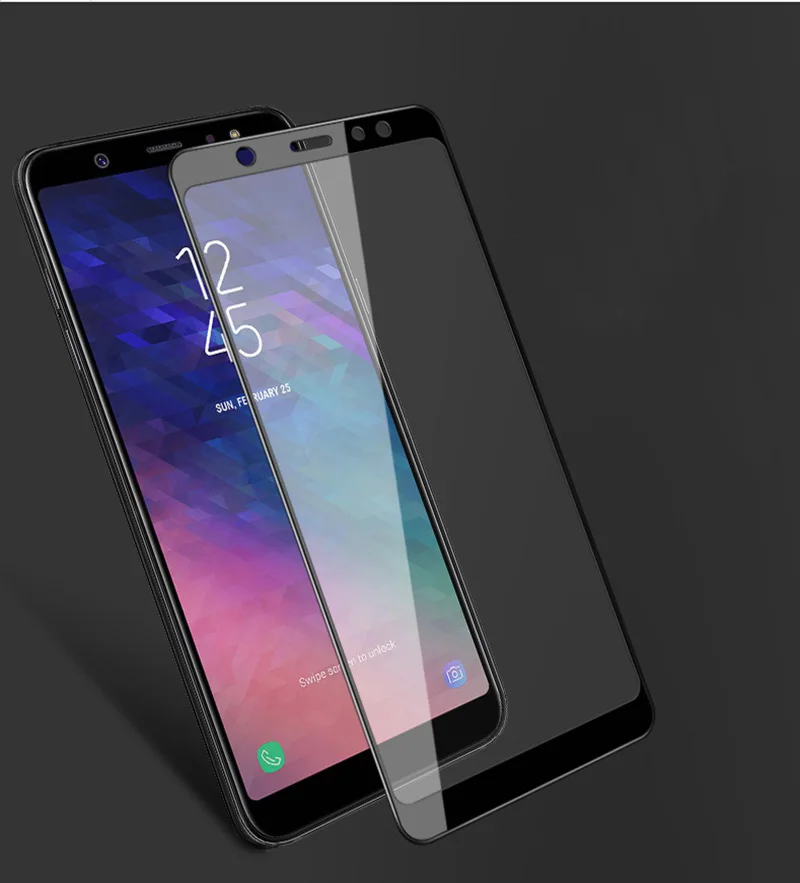 3D закаленное стекло для Samsung Galaxy A9 Star lite Полное покрытие 9H защитная пленка