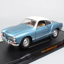 Дорожный фирменный 1:18 масштаб Большой Классический 1966 Karmann ghia Тип 34 спортивные литые модели автомобилей и транспортных средств игрушки thumbnails для мальчика