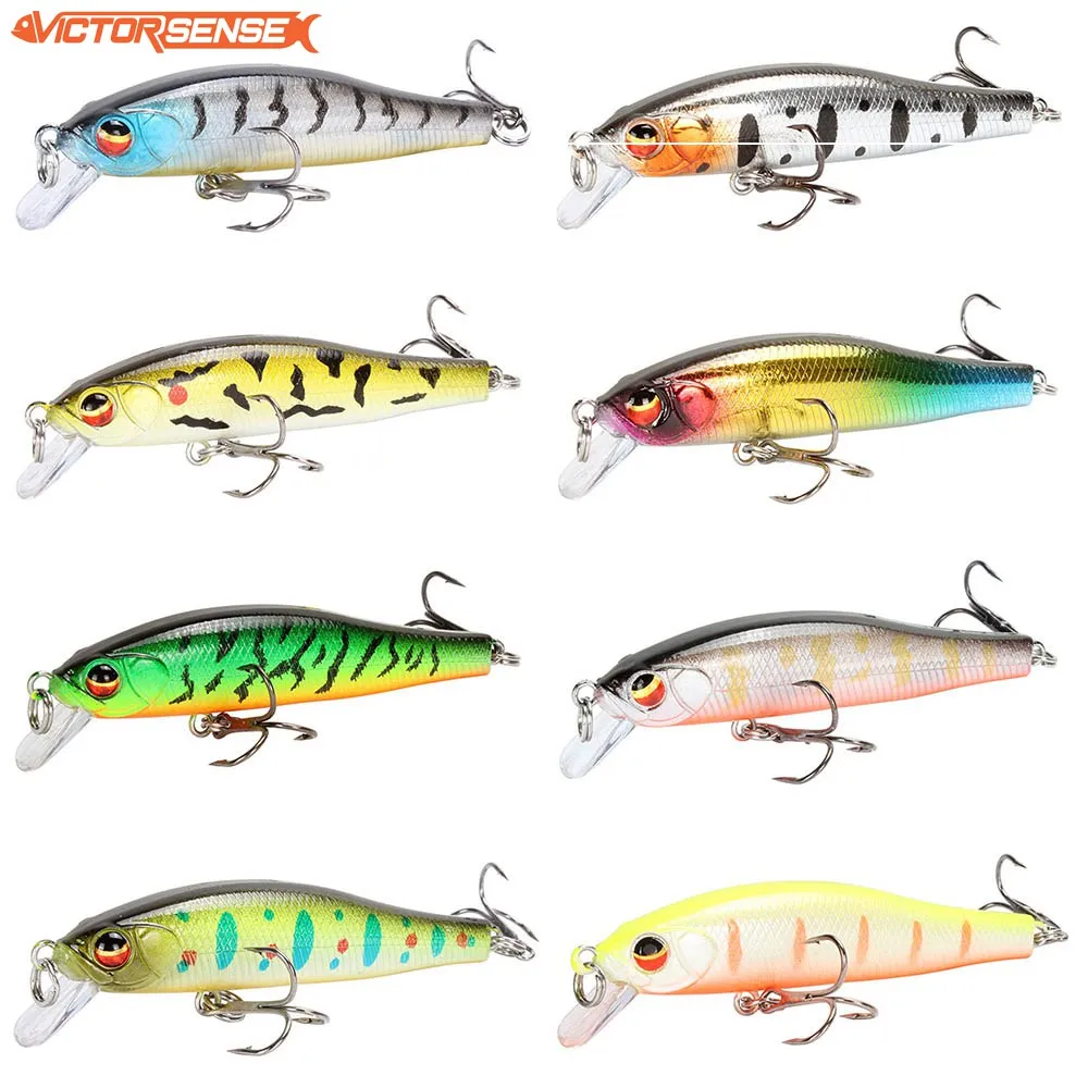 Victorsense Minnow приманки для ловли рыбы 70 мм 5 8g Crankba плавающая искусственная приманка