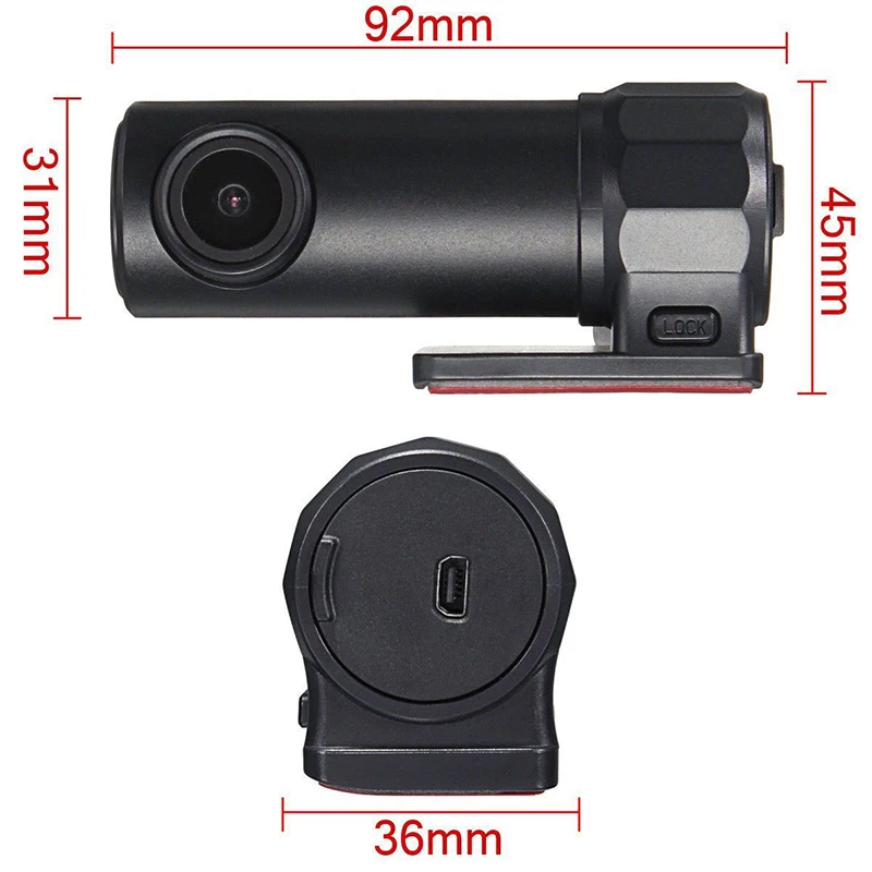 APRICOTCAR автомобильный проигрыватель 1080 P Мини Wifi Автомобильная Скрытая DVR камера