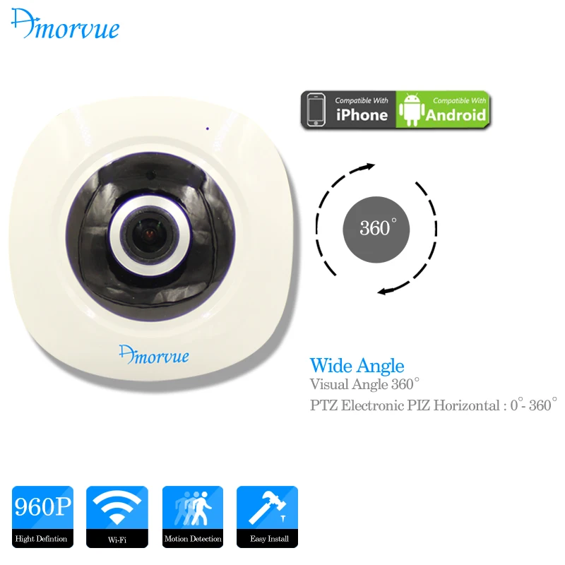imágenes para Amorvue 960 P Domo IP Inalámbrica Wifi Cámara 360 Panorámica de ojo de Pez cámara 1.3 M 960 P CCTV Visión Nocturna Apoyo TF Tarjeta de Hogar seguridad imágenes para Amorvue 960 P Domo IP Inalámbrica Wifi Cámara 360 Panorámica de ojo de Pez cámara 1.3 M 960 P CCTV Visión Nocturna Apoyo TF Tarjeta de Hogar seguridad