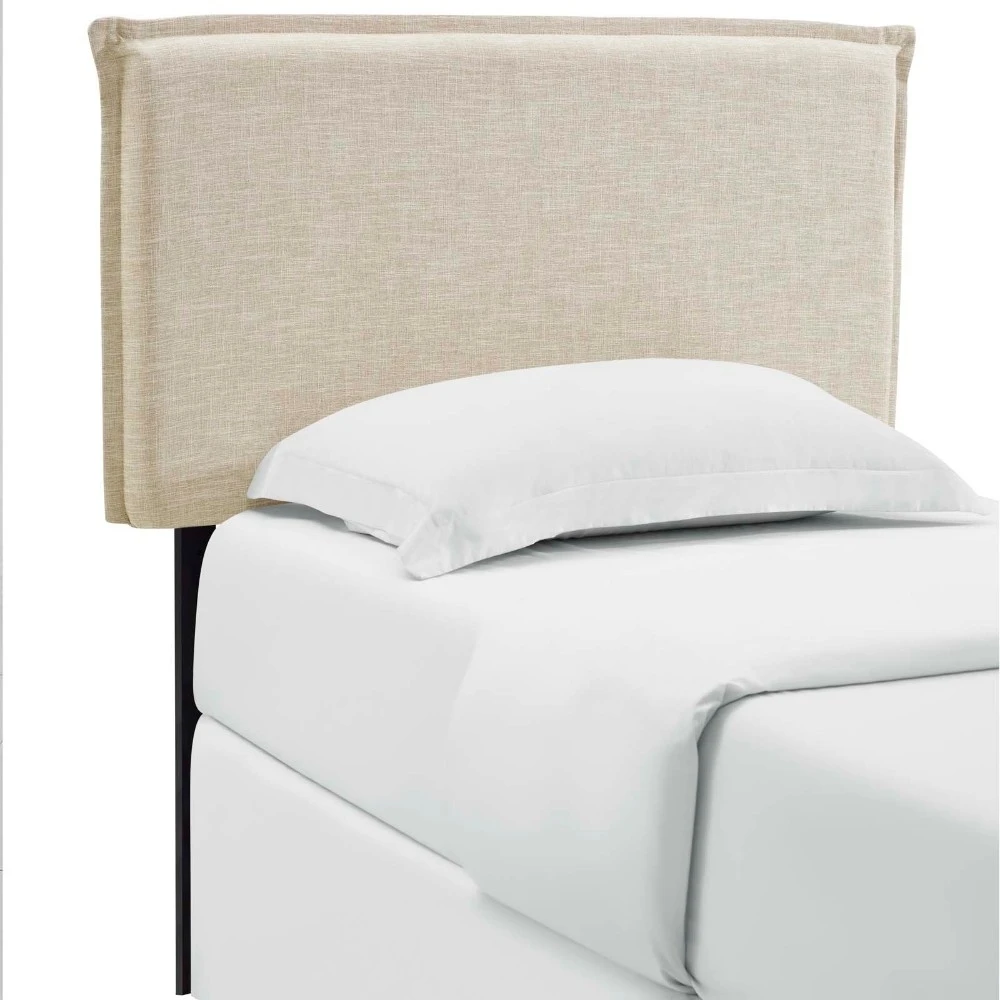 Camille Twin Upholstered Fabric Headboard (1)