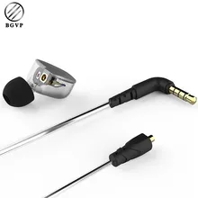 Promo offer BGVP Professional SGZ-DN1 Sports HIFI Hybrid In Ear Earphones with MMCX Silver Plated Balance Armature With Dynamic Earphones
