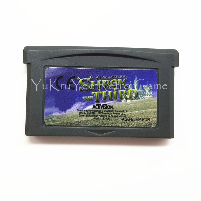 

Shrek the Third Video Game Memory Cartridge Card for 32 Bit Console Accessories EU Sticker Version
