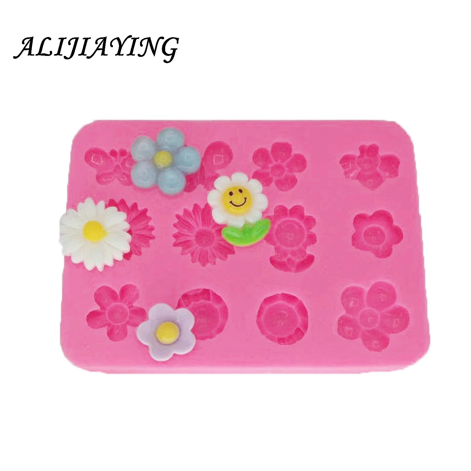 

Bee butterfly Flower Silicone Mold chrysanthemum Fondant Cake Decorating Cupcake Jelly Candy Chocolate Decoration Tools DY0009