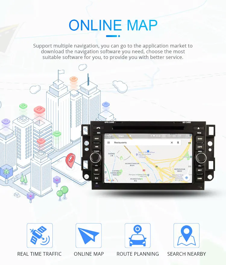 Best LJHANG 2 Din Car DVD Player Android 9.0 For Chevrolet Aveo Epica Captiva 2005-2011 WIFI Multimedia Stereo GPS Navi Car Radio RDS 5