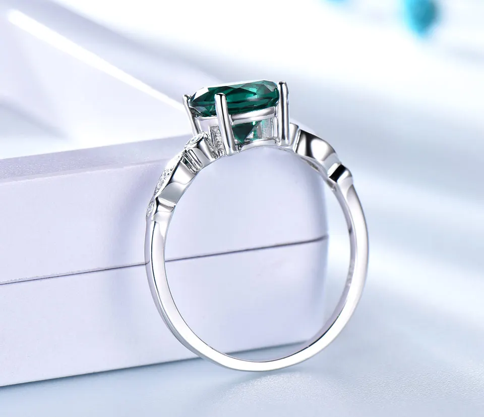 UMCHO-Emerald-sterling-silver-rings-for-women-RUJ016E-1-PC_04