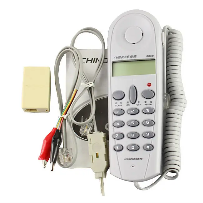 Chinoe Chinoe Telephone Phone Line Butt Test Lan Tester Lineman Tool