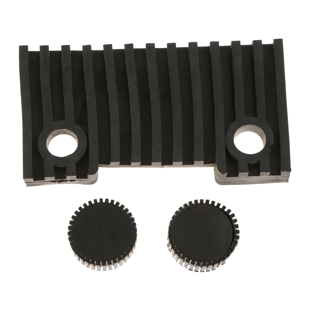 Black Petrol Fuel Gas Tank Mount Rubber Cushion Pad Set For Suzuki GN125 GS125 Rubber Motorcycle Fuel Tank Cushion Pad