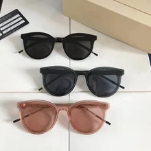 Acetato de gafas de sol polarizadas los hombres de alta calidad de moda Vintage Retro lentes de sol para dama marca diseño suave gafas