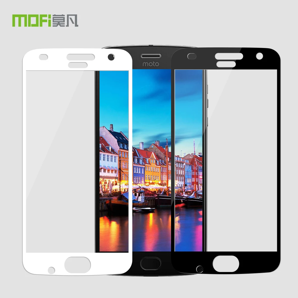 Для Motorola Moto Z2 Play закаленное стекло Mofi полное покрытие Защита экрана для защитное |