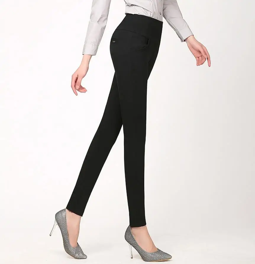 Buy Sale!2018 New women office work pants High stretch