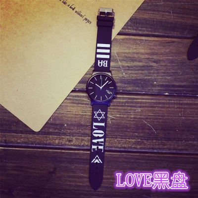 

South Korean fashion men's fashion personality creative watch student students Korean tide minimalist couple quartz table