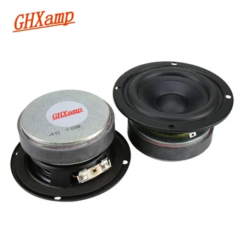 

GHXAMP 3.5 Inch Mid Bass speakers Bluetooth Speaker DIY 4ohm 15W HIFI 70mm Large Magnetic Steel 2PCS