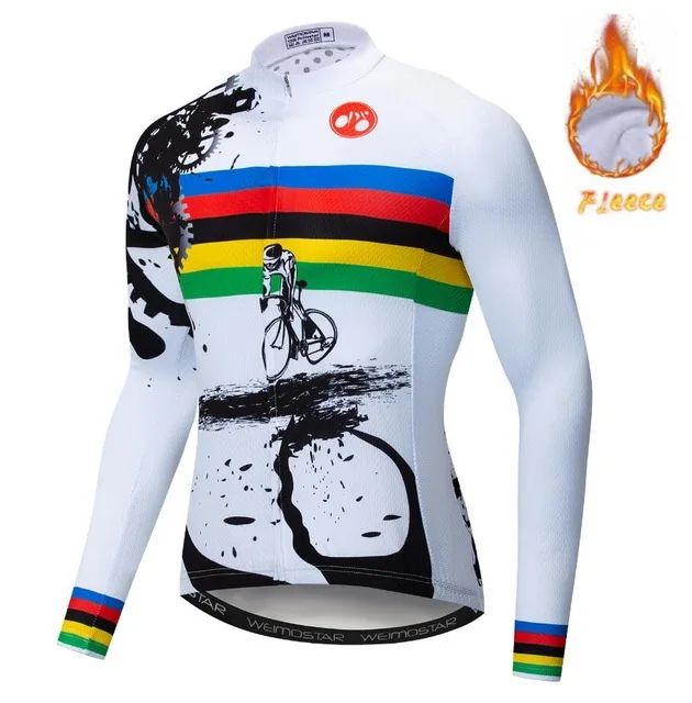 Зимние Термальность флисовый пуловер с длинным рукавом и Велоспорт Джерси Для мужчин Костюмы Велосипедный спорт на открытом воздухе Горный Дорожный велосипед рубашки для мальчиков одежда - Цвет: Хаки