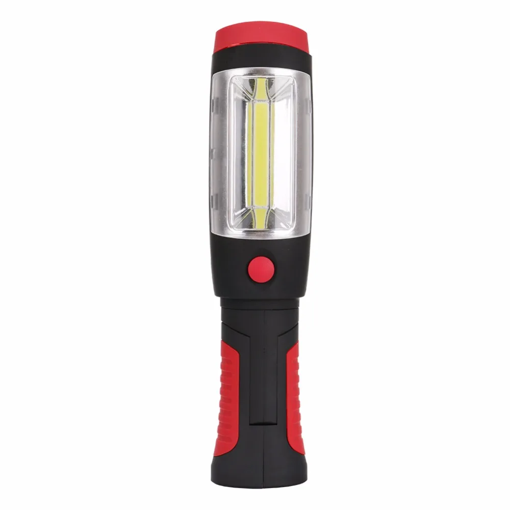 

Portable mini LED Flashlight Work Light lamp with Magnet & Rotating Hanging Hook for Outdoors camping sport & home use