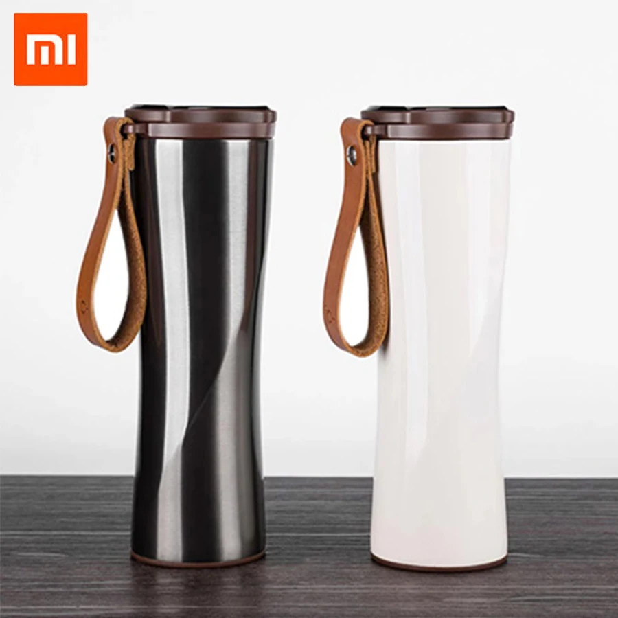 Оригинальная Xiaomi Mijia новая бутылка для воды Kiss Fish Smart из нержавеющей стали