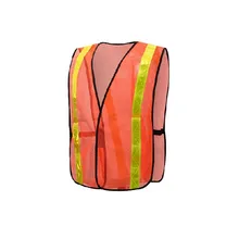 Наружный светоотражающий ПВХ HI-VIZ сетчатый защитный жилет