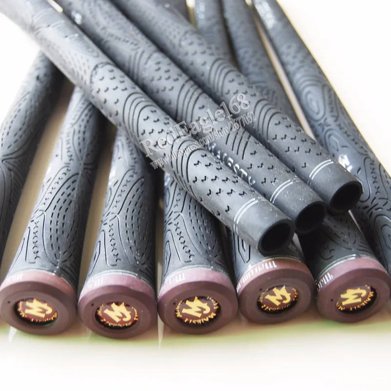 Новое величество ручки для гольфа высокого качества резиновые гольф рукоятки для клюшек черные цвета на выбор 10 шт./партия утюги для клубов нескользящие носки