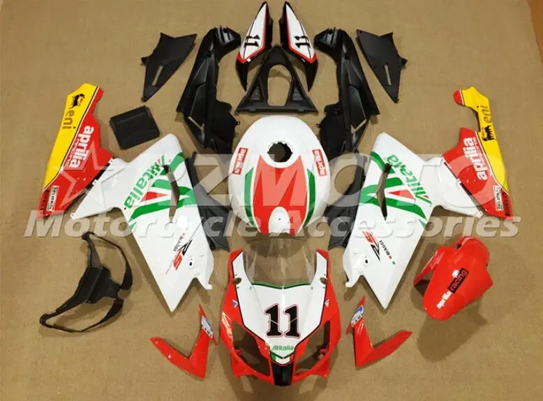 

New Injection mold New ABS Full Fairing kit Fit for Aprilia RS125 06 07 08 09 10 11 RS 125 2006 2007 2011 cool white green
