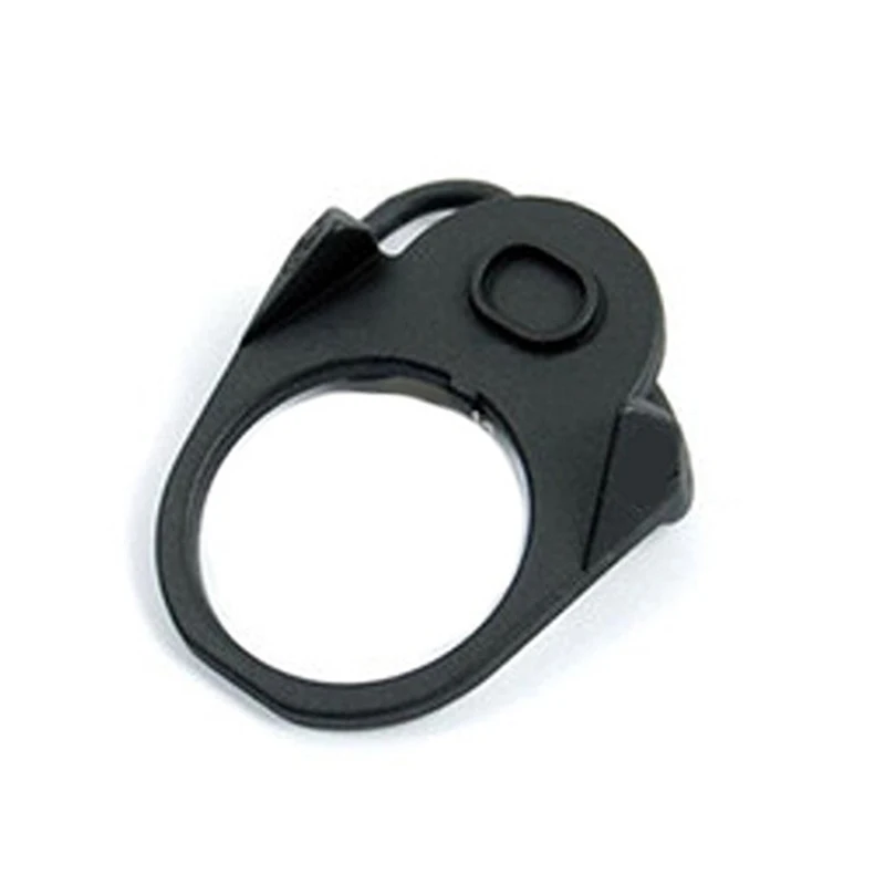 Hunting Gun Accessories  1PCS Hunting Airsoft Rifle End Plate Black Metal Sling Adapter Mount Ring End Plate