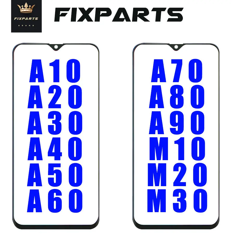 

Original New Outer Glass For Samsung Galaxy A10 A20 A30 A40 A50 A70 A90 Front Glass Outer Glass screen Panel Replacement M10 M20