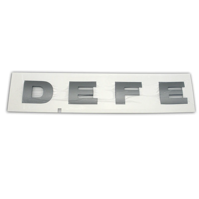 

Gloss black Auto Accessories Defender 90 110 Front Rear Letters Sign Car Sticker